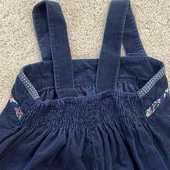 Girls’ VTG navy corduroy jumper dress - Picture 5 of 9